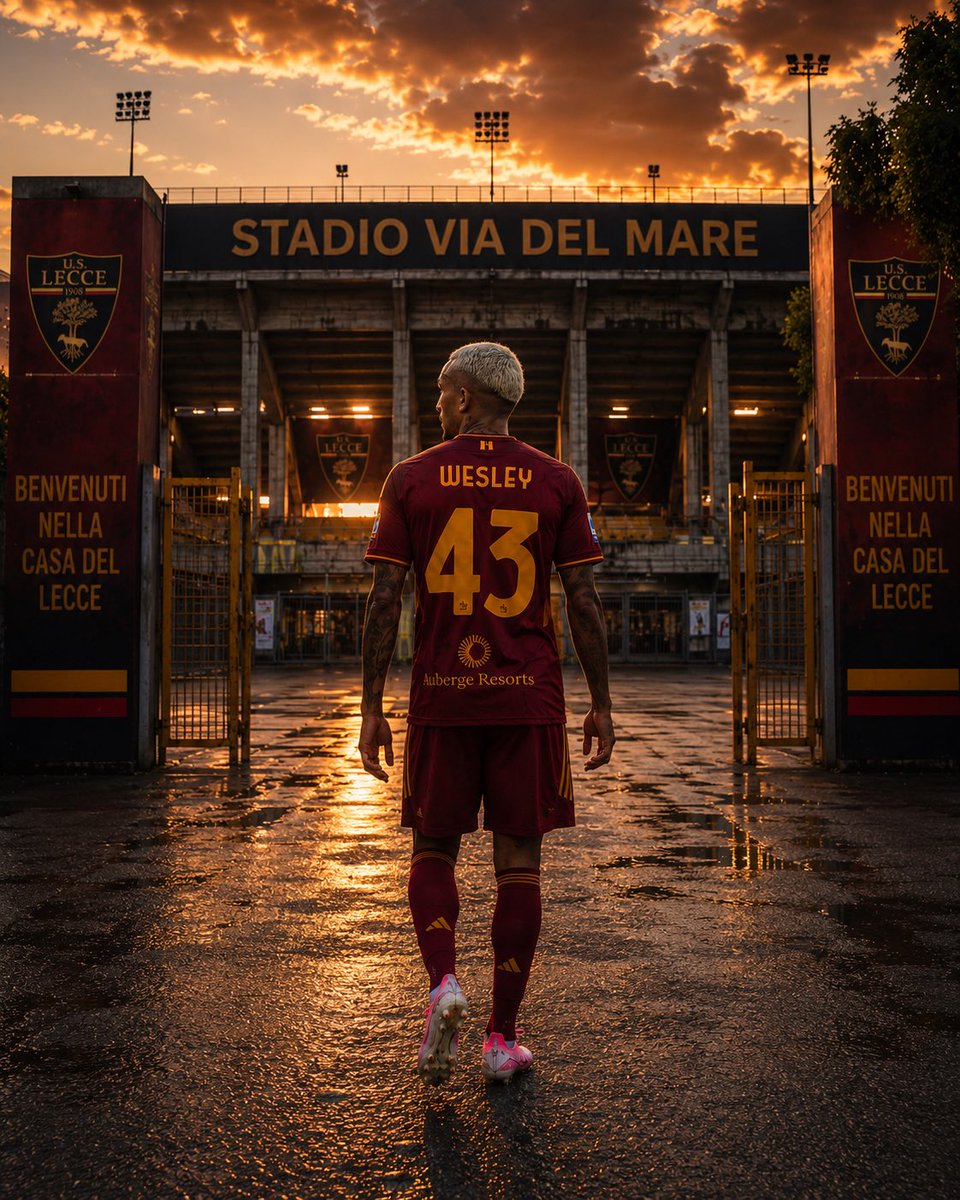 Wesleysismo's tweet photo. MATCHDAY💛❤️
FORZA ROMA!!!💛❤️ Forza Wes🇧🇷🚂 https://t.co/ktXtvhf5jG