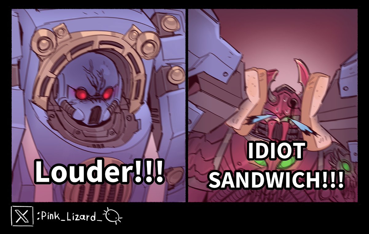 pink_lizard_'s tweet photo. What are you!!!😡
#warhammer40k https://t.co/FyiiZ0TAbz