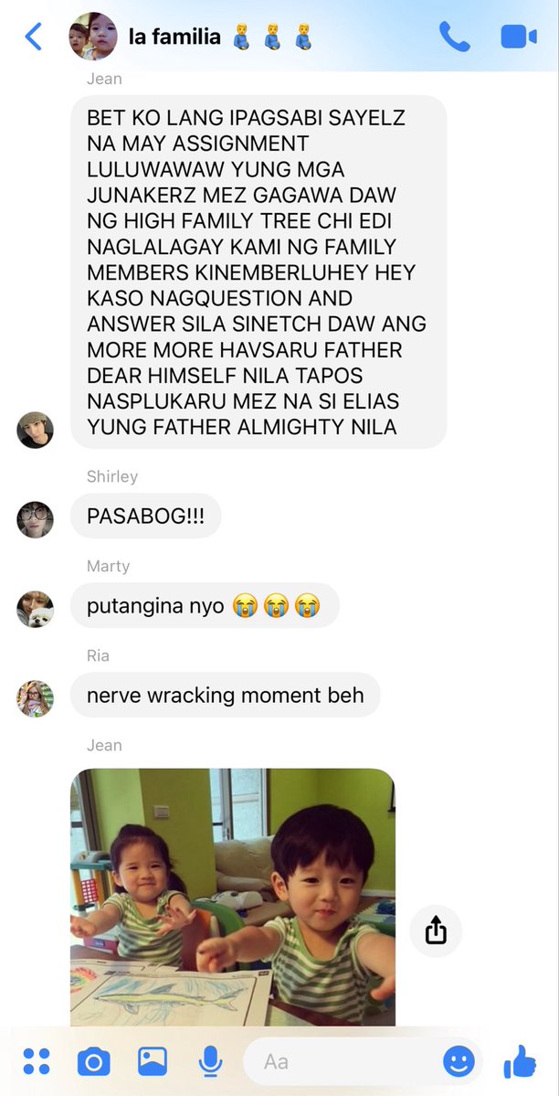 fourzofhak's tweet photo. trulaley?! instant daddy?!
— a #naksung filo au.

home sweetie home? pbb? keeping up with the kardashians? no na no for you! ganitey talaga ang buhay ng almighty mother earth herself na si ligaya (sh), at ang tinaguan nya ng kambal na si elias (wh). https://t.co/7auQjAJBLh