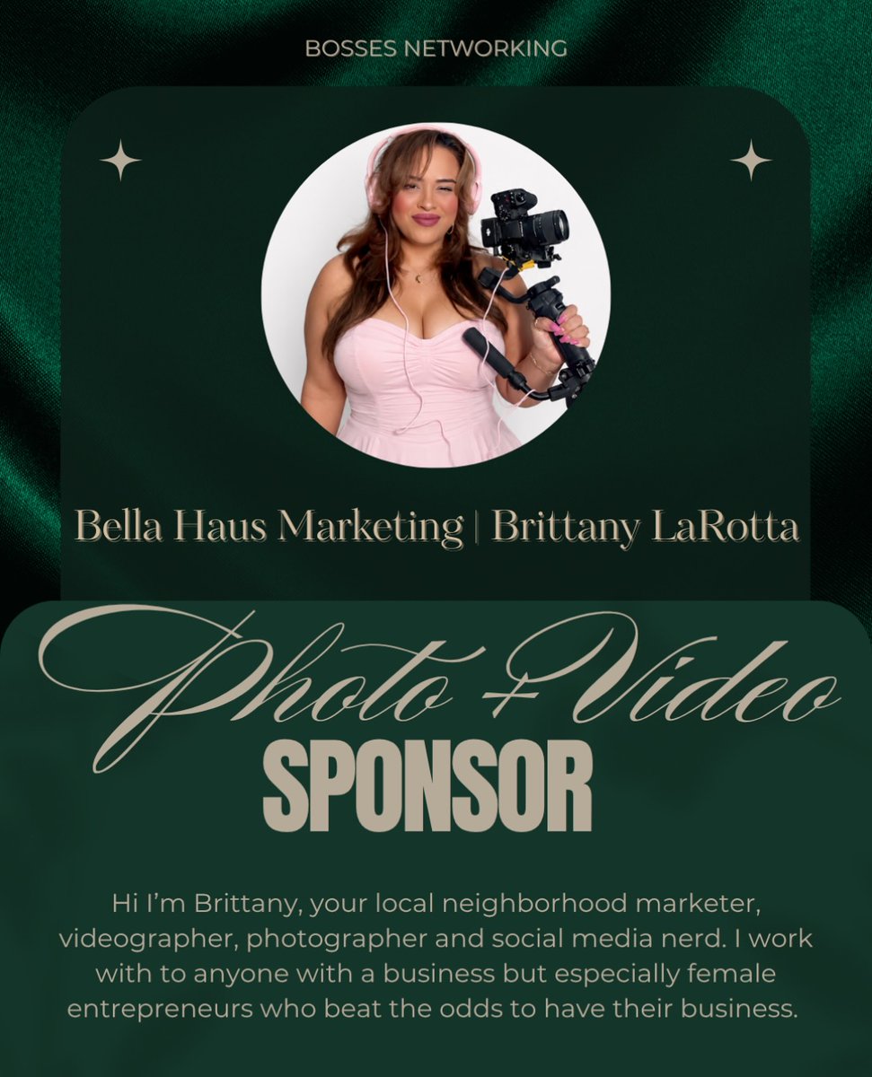 33Safiye's tweet photo. Every magical moment deserves to be captured. Meet Brittany of @bellahausmarketing, Official Photo+Video Sponsor for The CEO Table. She understands your story, grind, and vision. September 18, 7PM at Luxuria Studio. Limited seats available. https://t.co/pej3IVxGBv