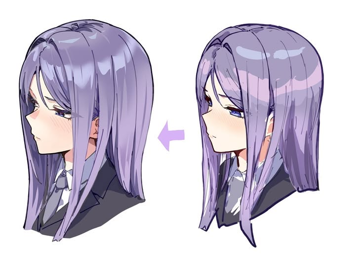 R3nderLab's tweet photo. Hair highlights look way better when they wrap around the head instead of sitting flat https://t.co/MFbmEJry1a