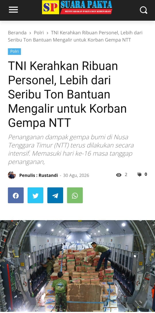 Astuhanum's tweet photo. Rakyat memerlukan uluran tangan untuk membangun hidup lebih layak. Tentara Nasional Indonesia selalu siaga ada di tengah masyarakat.
Sering Kita GakTahu https://t.co/gvrSVAjM4U