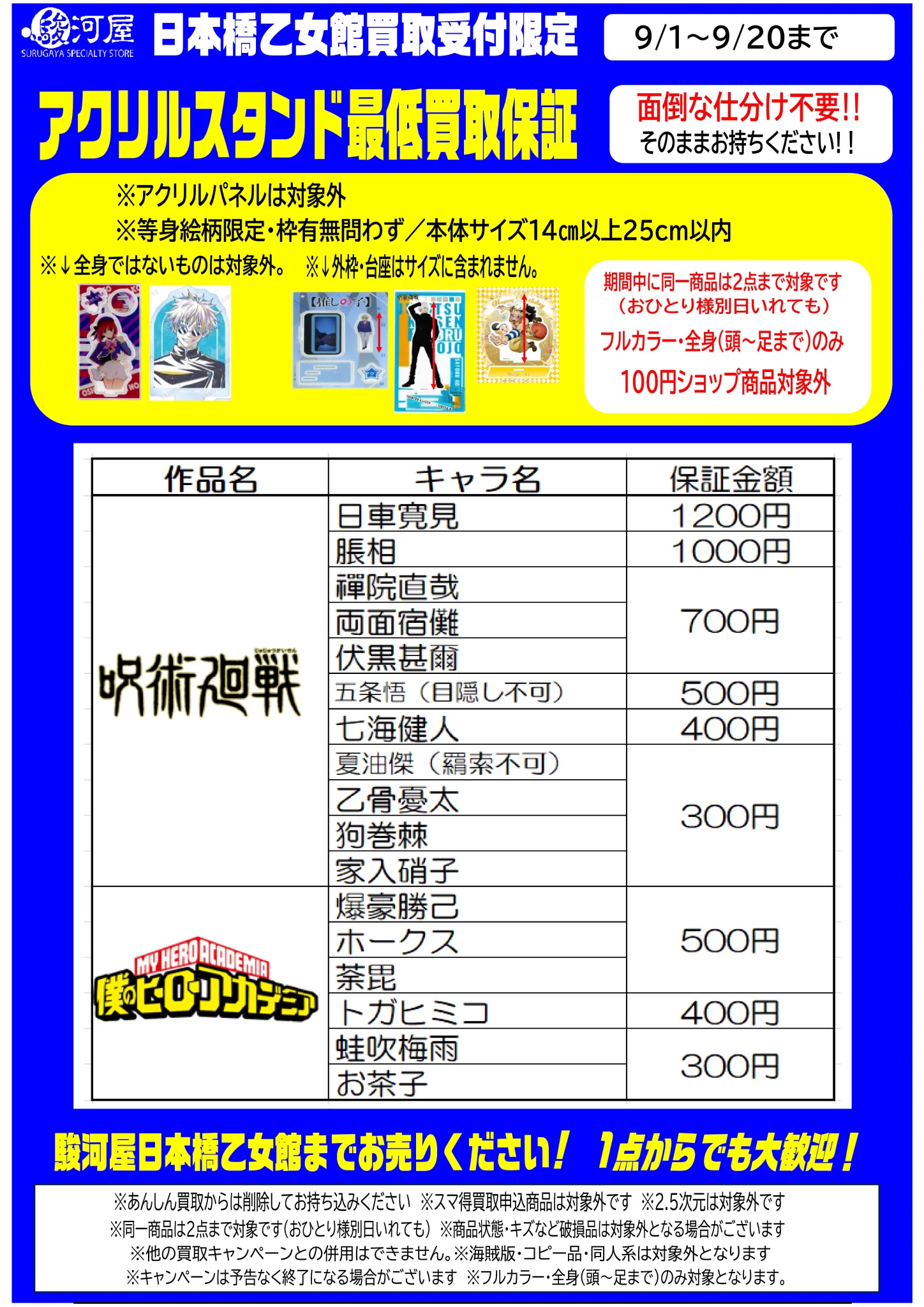 駿河屋日本橋乙女館/乙女同人誌館/オタロードアウトレットおみやげ館