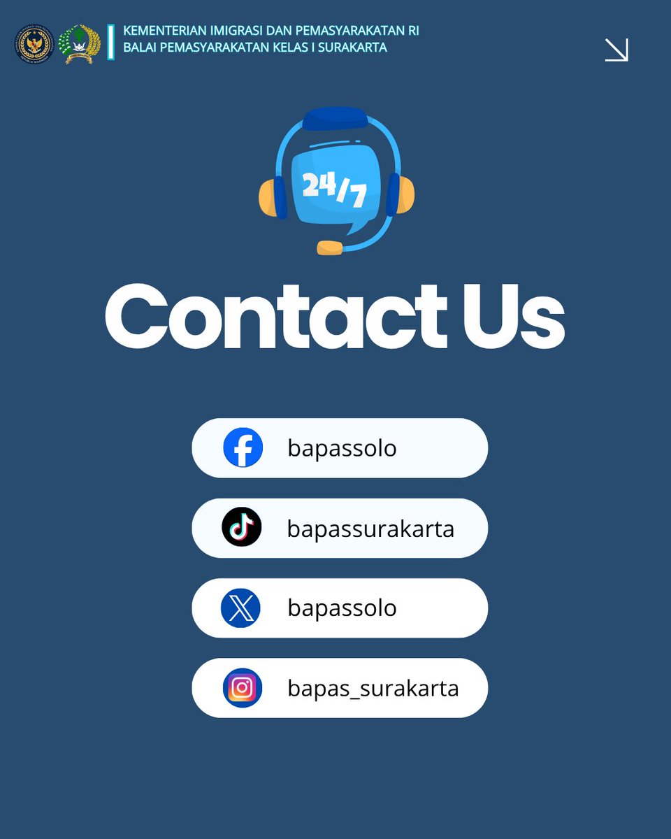 bapassolo's tweet photo. Surakarta, 20 Agustus 2026 — Balai Pemasyarakatan (Bapas) Kelas I Surakarta melaksanakan kegiatan Sosialisasi Tugas dan Fungsi (Tusi) Bapas Bagian Seksi Bimbingan Klien Dewasa (BKD) kepada peserta Maganghub Kementerian Ketenagakerjaan (KEMNAKER), Kamis (20/8/2026). https://t.co/mZ8FSBlAdC