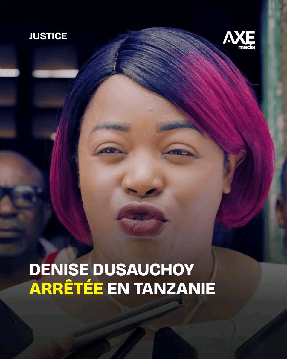 gedeon_kabemba2's tweet photo. L’influenceuse congolaise Denise Mukendi Dusauchoy a été interpellée dimanche en Tanzanie. Les circonstances exactes de son arrestation et l’identité de l’autorité à l’origine de l’opération n’ont pas encore été officiellement communiquées. https://t.co/PxAnTlaxln