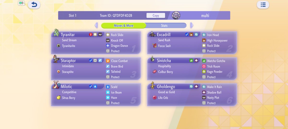 MultiBoyvgc's tweet photo. Here is the sand team I constructed with optimisation help from @OweVGC @mevlad552 &amp; Mattmaster2010.

A lot of people tried to claim the build as theirs before worlds which was funny.

The team was strong for 3x t32 at 2026 WCS + Worlds open t8.

https://t.co/KLSetZol4J https://t.co/PNMAkw785L