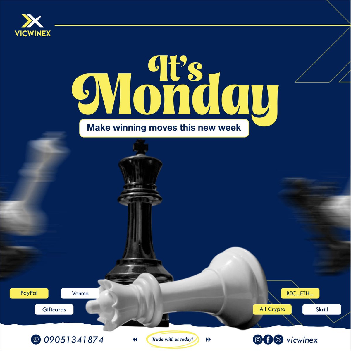 Vicwinex's tweet photo. Gentle reminder that momentum is everywhere if you look for it, so carry keen focus into your week. 

Set one clear priority this morning, protect your energy, and move with purpose. 

The week is yours to shape.

Have a strong start! https://t.co/445yOVGo9S