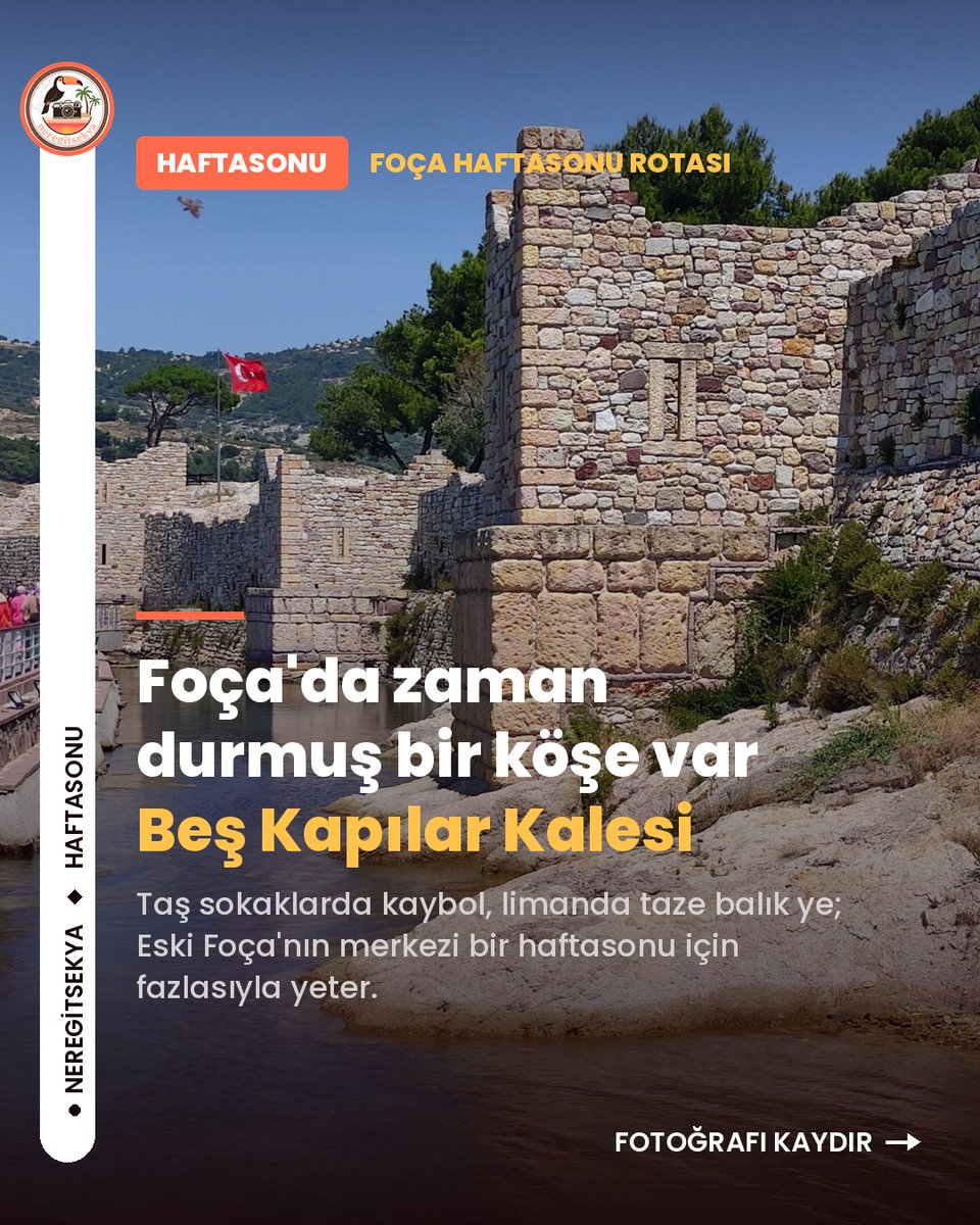 neregitsekya's tweet photo. İzmir'e 45 dakika ama başka bir dünya gibi 🌊

#neregitsekya #gezilecekyerler #foça #izmir #haftasonukaçamağı https://t.co/uwRAa6ganC