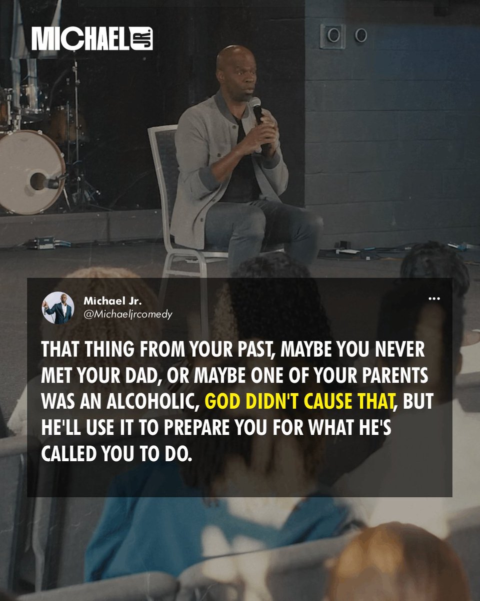 Michaeljrcomedy's tweet photo. Remember that God did not cause that! 💯 https://t.co/igv2KwgtTk