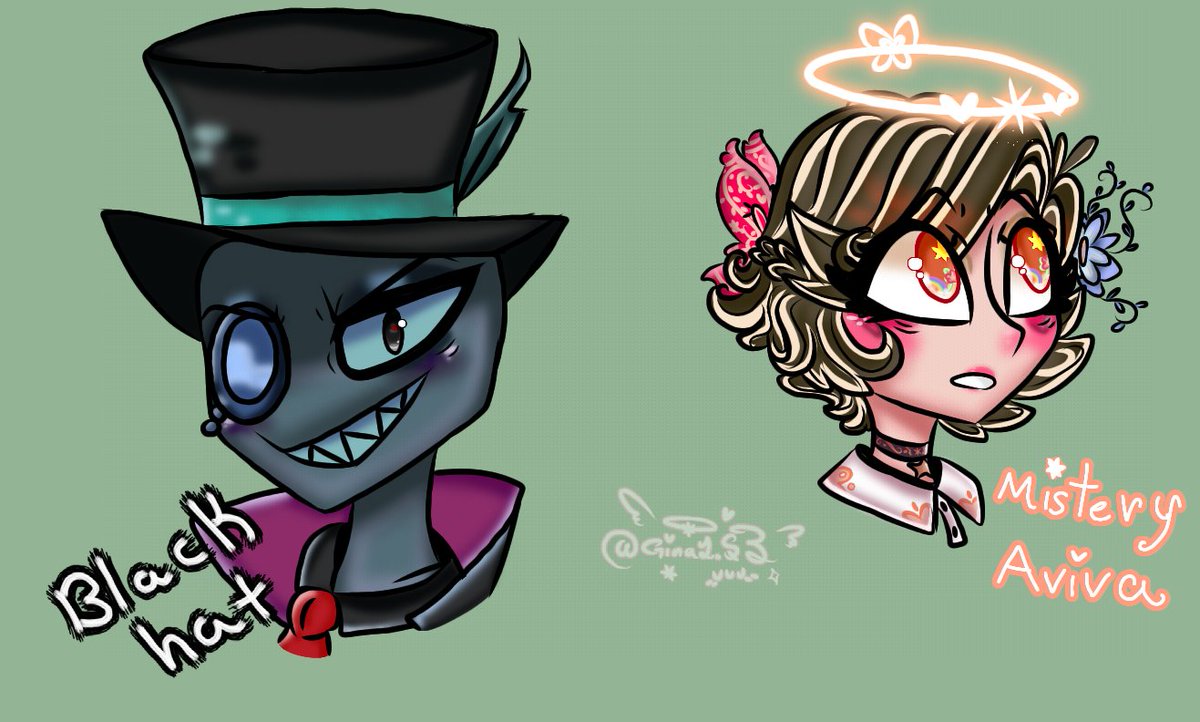 ginalittle58995's tweet photo. Black hat & Mistery Aviva(Abigail)
🌈🌟La Angel y Evil🎩🌑
Multiversal de Villainous y TheTHMMA.
#ginOc #Villainous #blackHat #TheTHMMA #multiversos
Black hat:@AlanIturiel
Mistery Aviva: yo
https://t.co/e4t3uW0fOF https://t.co/Nb2cjOA6uu