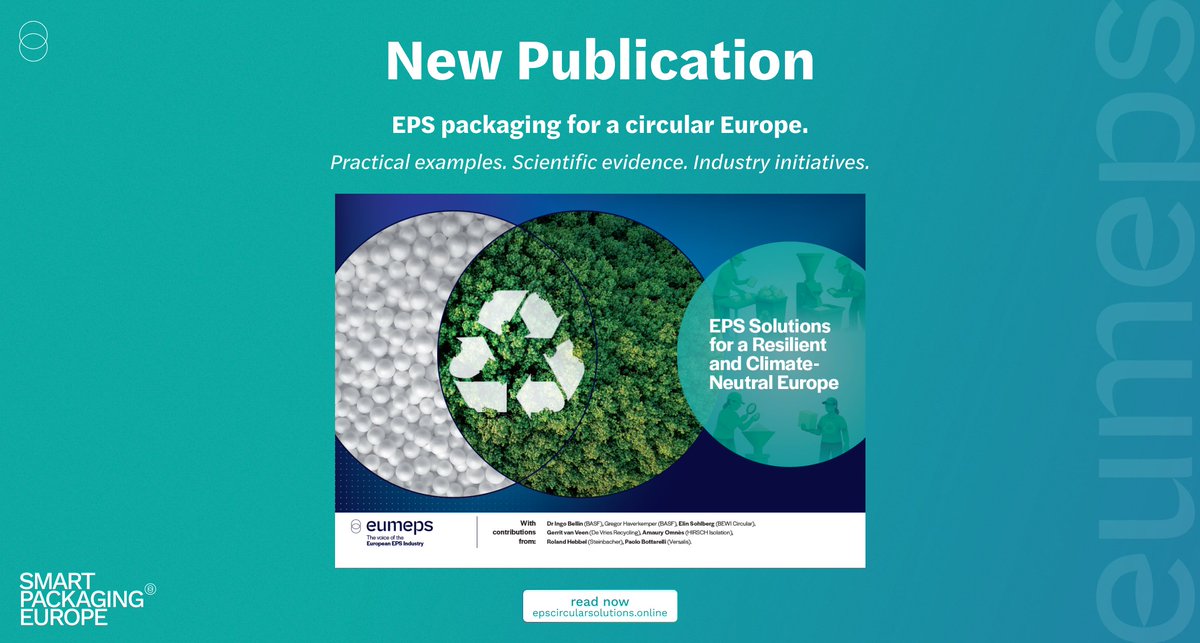 SmartPackEU's tweet photo. New Publication!
Practical examples, scientific evidence and industry initiatives demonstrating how EPS packaging contributes to Europe's circular economy.
📖 https://t.co/zOsHgv5yv4
#Packaging #EPS #CircularEconomy https://t.co/JUcEXgVj4E