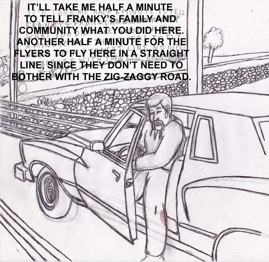 C_RichardStiles's tweet photo. IAGD, Page 14, panel 1, rough sketch
#IndyComics #ComicArt #NoCGKingCanBeatMe #TimescapeFantasy #RichardStiles #TheRetaliators #FightForUtopia https://t.co/Blu6OfT2jS