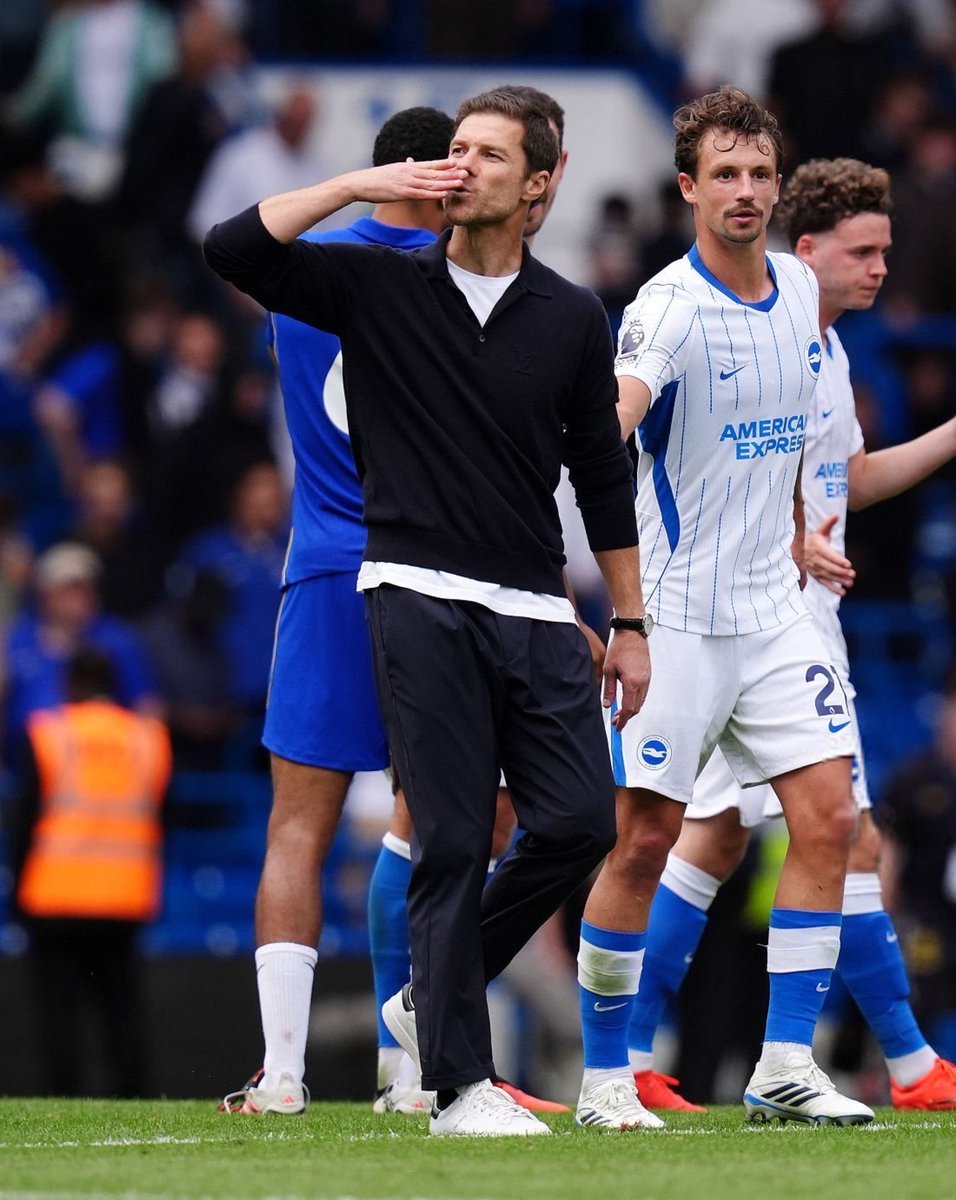 Blue_Footy's tweet photo. 🗣 Xabi Alonso: "Brighton push you a lot. They put you under a lot of pressure. That's why we're coming out well from the pressure and not trying to pass back.

Once we came out from that pressure, we were trying to be direct, and that's why we scored a few of those goals."

~ @StanSportFC