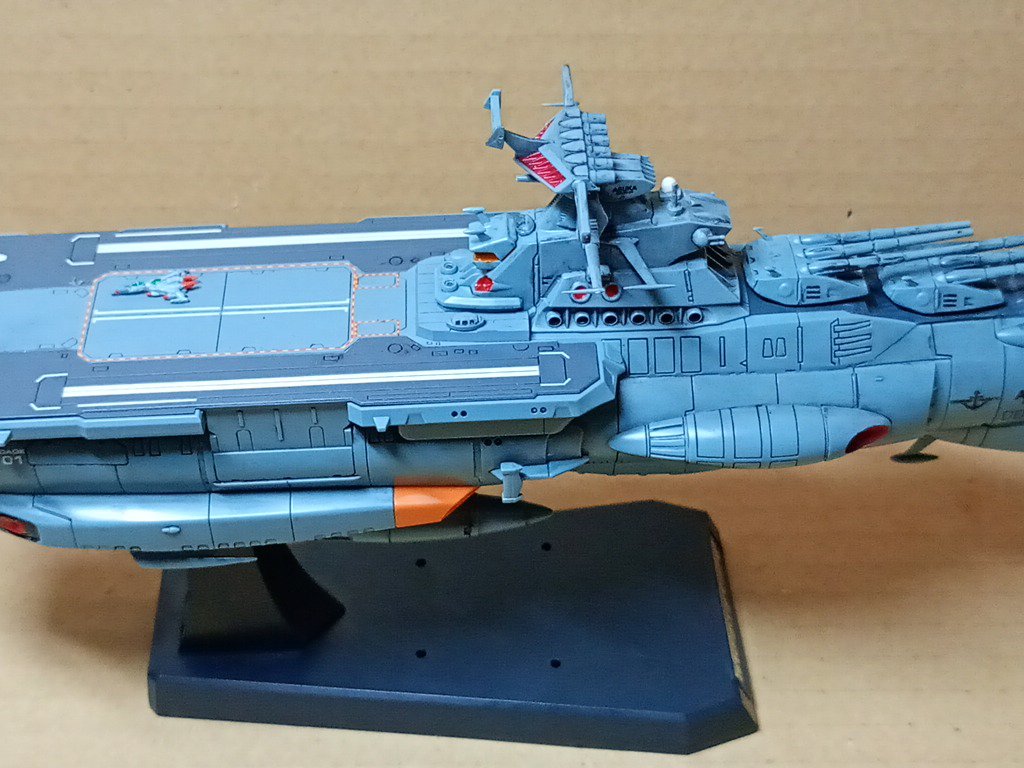 chariot76's tweet photo. ＃今月作ったプラモ晒そうぜ
宇宙戦艦ヤマト2205 補給母艦 アスカ
#STARBLAZERS https://t.co/2IlnqJTrAL
