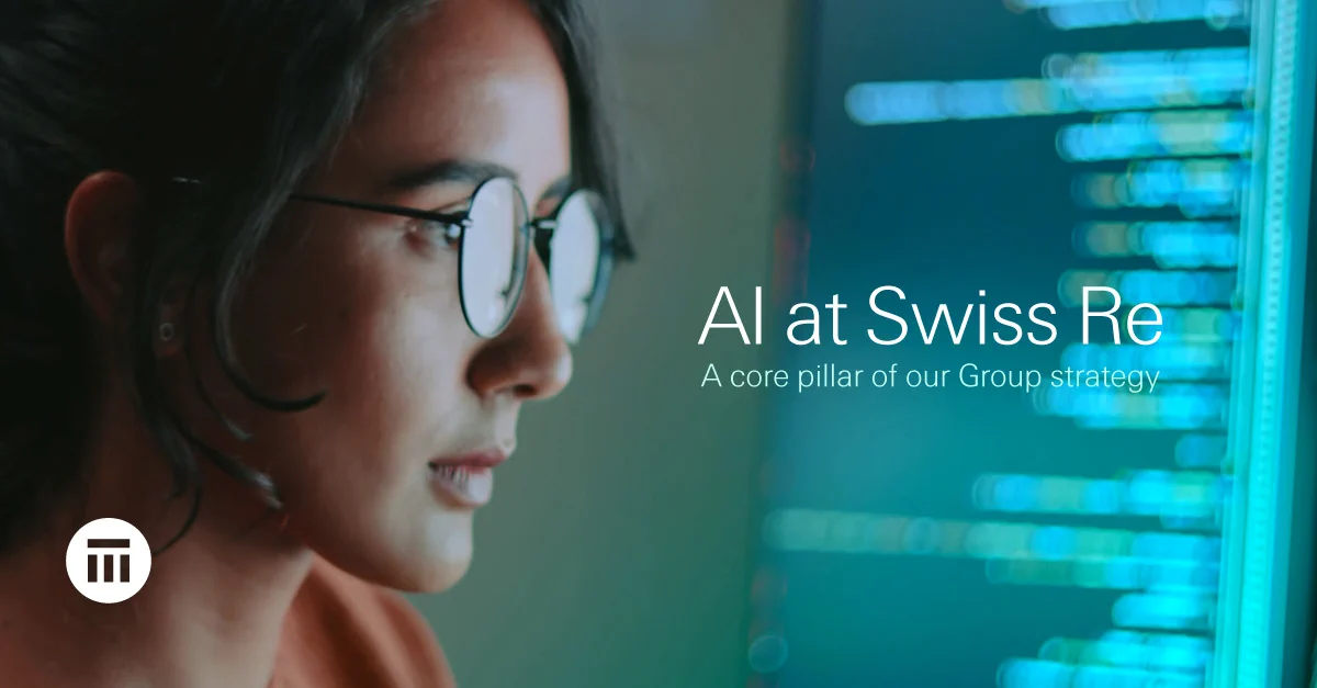 Swiss Re's ambition is to become a leading AI-powered re/insurer. Discover how we’re putting that ambition into practice.