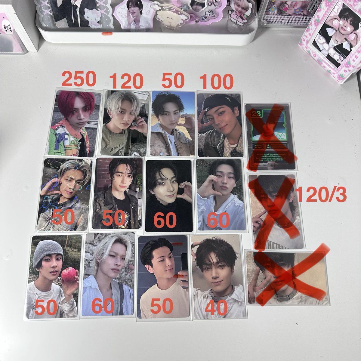 jungbeammm's tweet photo. ᯓᰔ การ์ด Enhypen 
ราคาตามในภาพคับ 
(รับสมัครลูกค้าจำนวนมากกฮะ)

📦 ค่าส่ง30 

#ตลาดนัดenhypen #ตลาดนัดเอนไฮเพน
 #ตลาดนัดENHYPEN #ตลาดนัดEVAN https://t.co/eMpeGSICSS