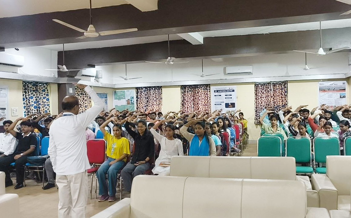 of_Astha's tweet photo. ASTHA AVISHEK–2026 | Induction Week – Day 3 | 28th August 2026
Day 3 began with an invigorating Yoga Session by Dr. Ashok Kumar Panda, followed by an insightful Health & Wellness Workshop by Yogacharya Dr. Biswaranjan Rath, coordinated by Prof. Priyanka Jena.
#astha
#MBA #MCA https://t.co/zMU2saTk2c