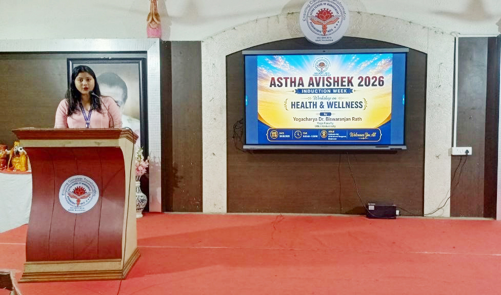 of_Astha's tweet photo. ASTHA AVISHEK–2026 | Induction Week – Day 3 | 28th August 2026
Day 3 began with an invigorating Yoga Session by Dr. Ashok Kumar Panda, followed by an insightful Health & Wellness Workshop by Yogacharya Dr. Biswaranjan Rath, coordinated by Prof. Priyanka Jena.
#astha
#MBA #MCA https://t.co/zMU2saTk2c