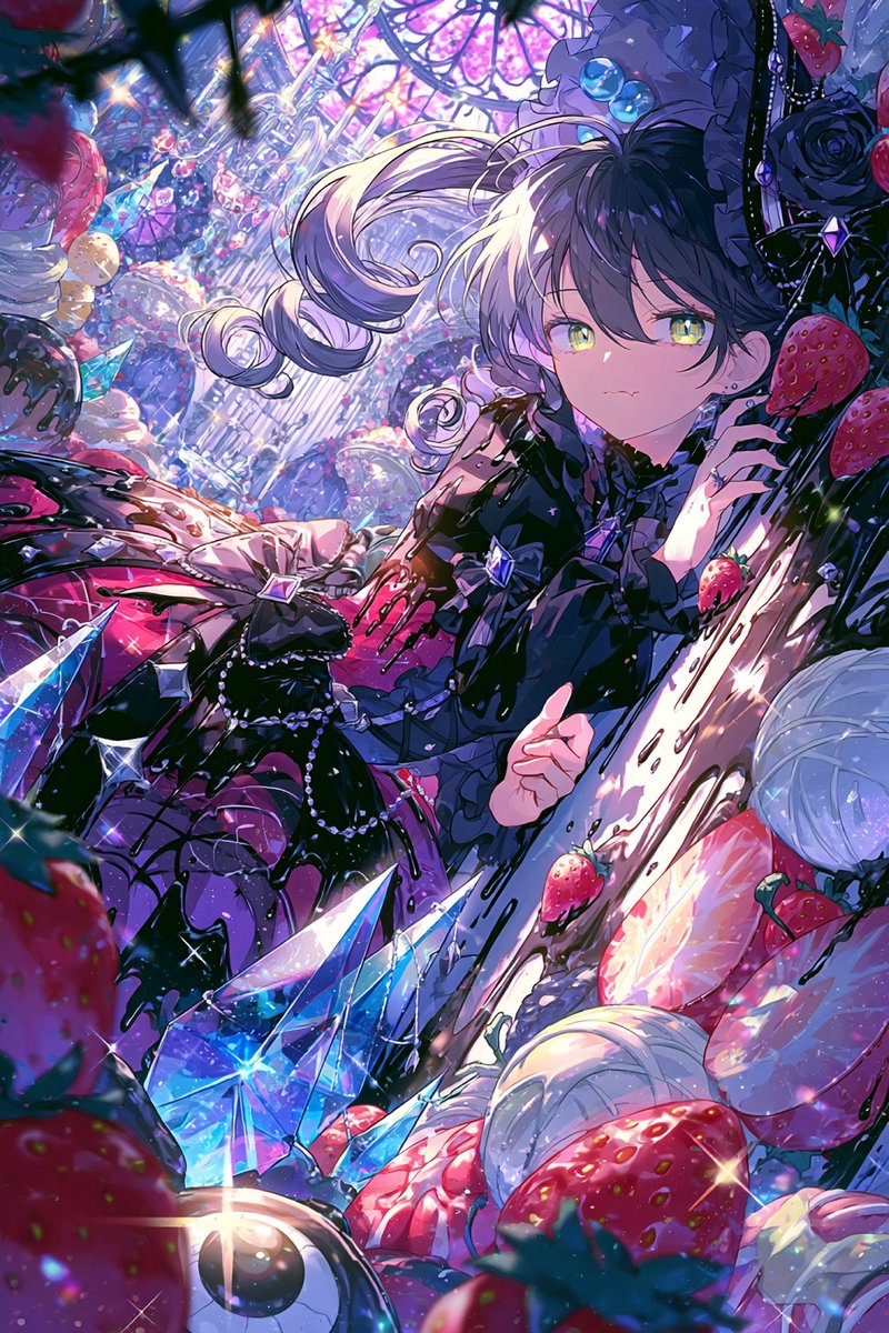 holoJewel's tweet photo. #月曜日の夜は全力ゴスロリ
『苺と滴るショコラ ✦︎』 https://t.co/lgoE9gMFHB
