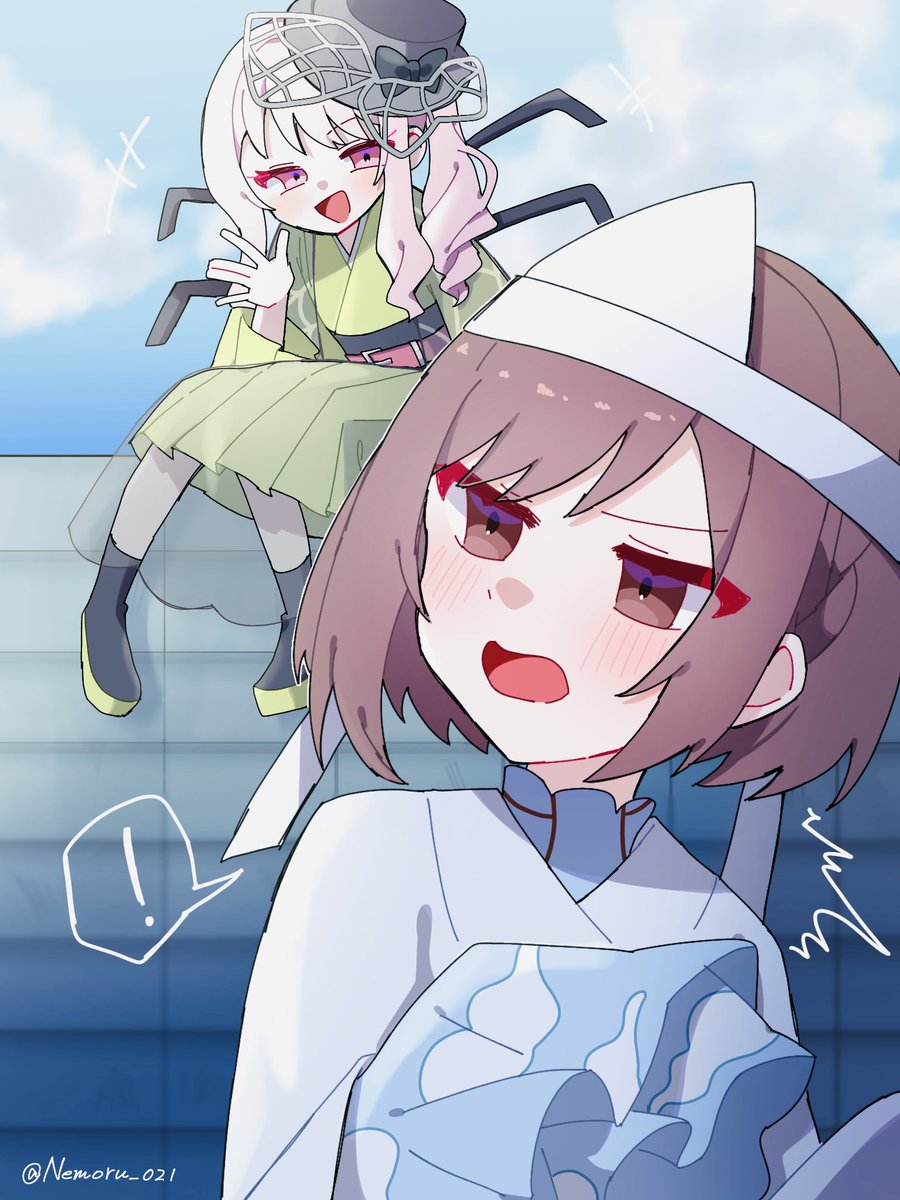 Nemoru_021's tweet photo. 「全然コワくないよ〜！」
#prsk_fa https://t.co/6wM4J3HhXI