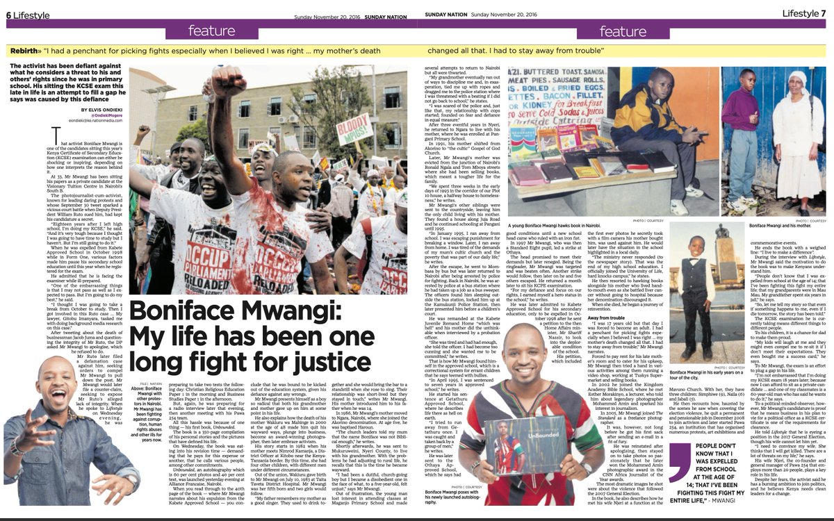 bonifacemwangi's tweet photo. Kabuda belongs in school. At the age of 11, the police arrested me, took me to court, and I was committed to an Approved School for seven years. That decision helped me go back to school before the government kicked me out three years later for protesting the abuse that was happening there. I was literally expelled from a juvenile correctional prison.

The Kenyan government has schools for juveniles who need protection and care, as I did, and that is where Kabuda and all street kids who do not have a home to go back to belong. The corruption in Kibaki’s government led to the closure of Kabete Approved High School, and now you can only get a primary school education. 

Ruto, in his blind ambition to build brick-and-mortar everywhere, is appropriating approved school land (now known as rehabilitation schools) and building avoidable housing. Street children belong in school, and the Directorate of Children’s Services is supposed to ensure that, but no one cares anymore. 

If I had not been arrested at the age of 11, I would be dead today, because rarely do street kids grow to old age; the cold, the violence in the streets, and mob justice kill them quickly before they reach adulthood. Some of those who grow into adulthood become hardcore gangsters who graduate from snatching phones to violent muggings and robberies; in the end, they end up getting killed or in jail.

The issue of street children needs to be addressed as a matter of national security. Educate them, and they will build our nation tomorrow instead of dying young or filling our jails.