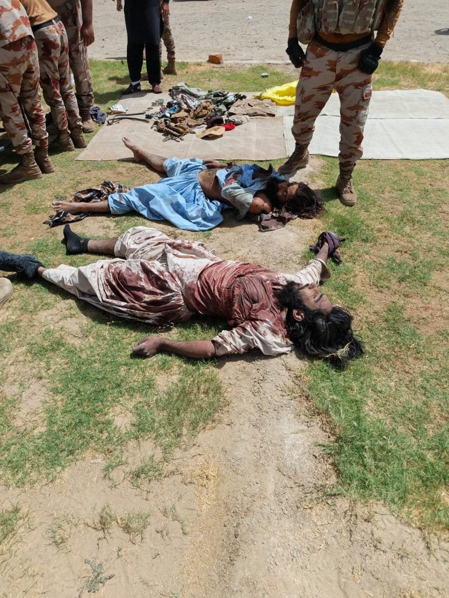 StateDossier's tweet photo. Washuk, Balochistan: Security forces, acting on intelligence during Operation Radd-ul-Fitna, killed two terrorists affiliated with Fitna al-Hindustan and linked to previous attacks in Machkel. Their vehicle was destroyed and weapons recovered. https://t.co/ZBkyWTXa1E