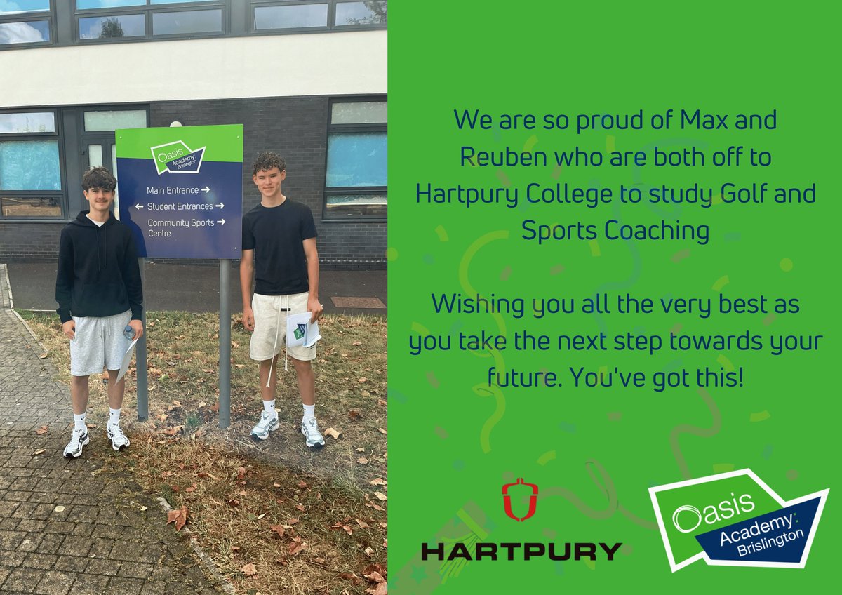 OABrislington's tweet photo. As we prepare to welcome students back for the new academic year, we're reflecting on some of the incredible GCSE successes achieved by our Class of 2026. 🌟

We're so proud of everything they accomplished!

#GCSEResults2026 #OasisBrislington https://t.co/0a5ZM1cCmQ