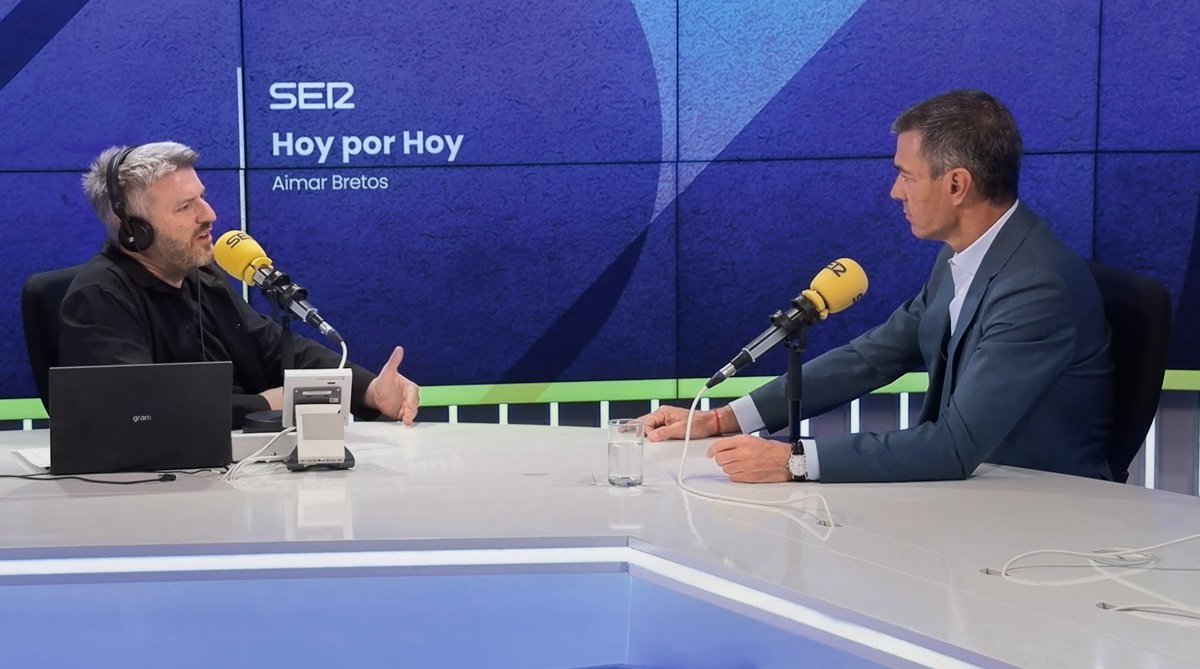 marialofe's tweet photo. @sanchezcastejon en la @La_SER con @AimarBretos "Descarta la participación de Marruecos en la crisis de Ceuta" https://t.co/SE5rAWgojS