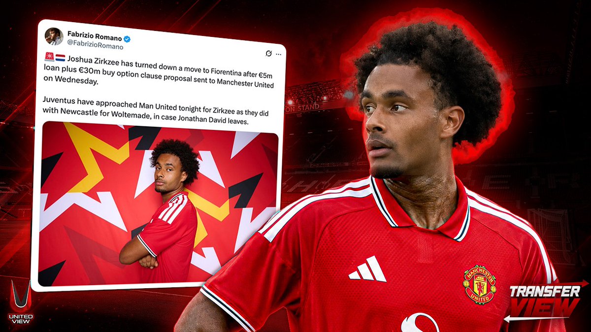 unitedviewtv's tweet photo. Zirkzee REJECTS Loan EXIT! | Late INEOS United Transfer Plans?!
Watch now 👉 https://t.co/UwOVAJof0a 📺
#TransferView https://t.co/U2EFyQcVLe