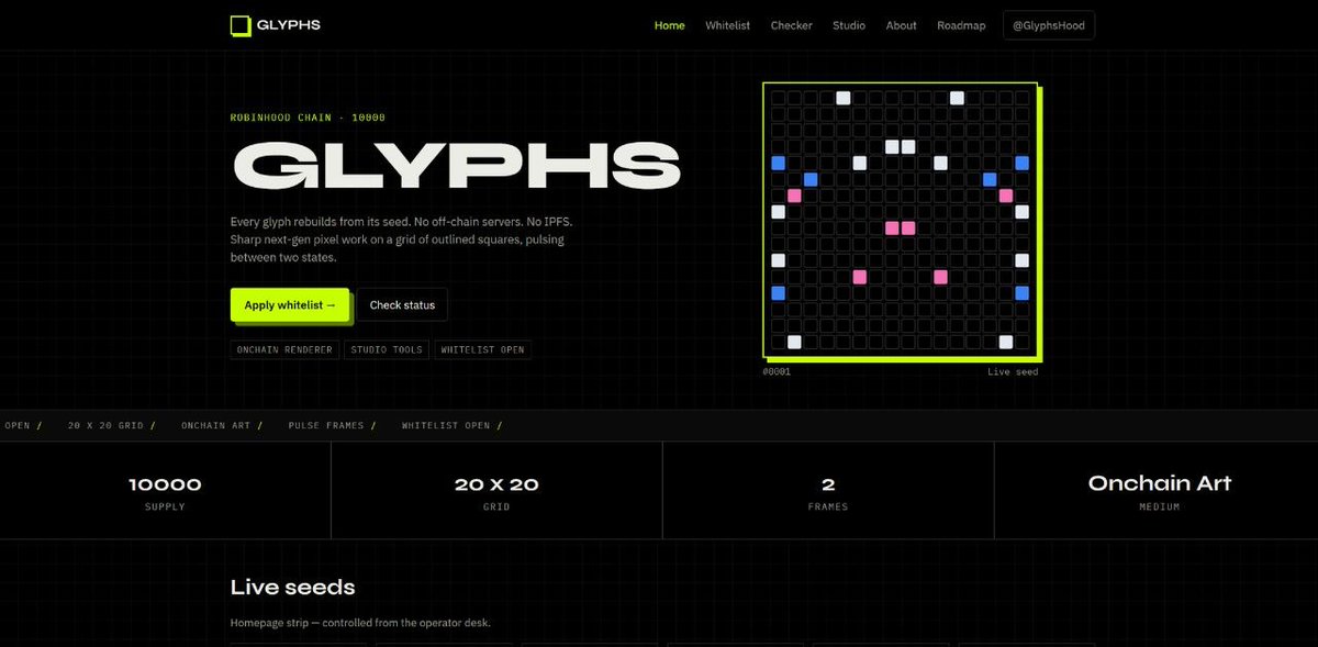jinwoo_eth07's tweet photo. New Whitelist: Glyphs 

➡️ Register: https://t.co/T9bDRqoSLF
➖ Submit your X username
➖ Complete all tasks
➖ Submit EVM address 
➖ Done https://t.co/GuwqNIodXm
