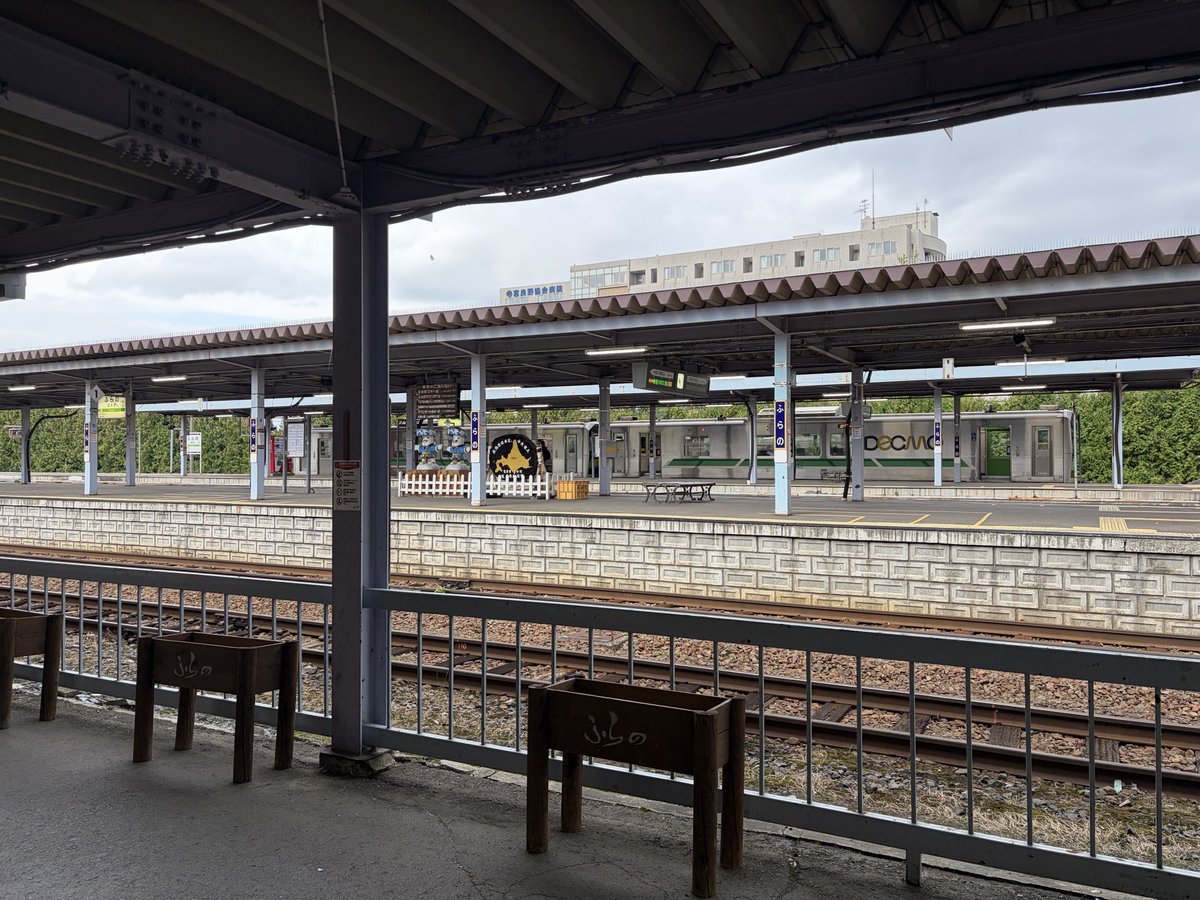 sky_mac_555's tweet photo. 中富良野駅から富良野線に乗って終着駅、富良野駅に着いた🚉 https://t.co/off7JK0r8h