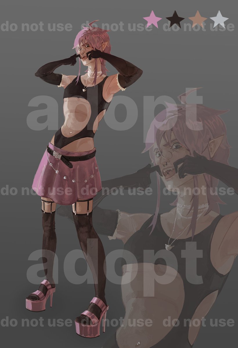 khtonyaa's tweet photo. femboy character for adoption 

#adopt #femboy #art https://t.co/iB51eFgIuj