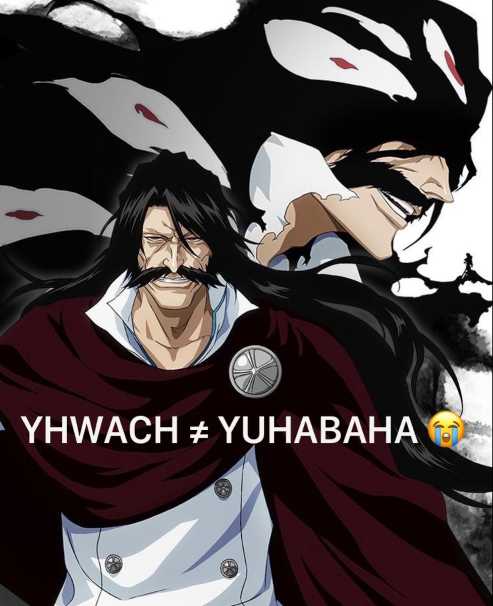 OP_senju's tweet photo. Can someone explain to me why TF we’re all saying YUHABAHA when his name is literally spelt YHWACH? 

YHWACH ≠ YUHABAHA 😭 https://t.co/AZRFOWKpbd