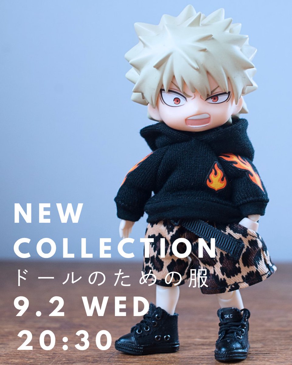 33_wear's tweet photo. ㅤㅤㅤㅤㅤㅤㅤㅤㅤㅤㅤㅤㅤ
販売のお知らせです📢
9/2(水)20:30〜販売になります。
30分前に見れるようにします。
どうぞ見にいらしてくださいね☺️
#ねんどろいど #nendroid #オビツ11 #メンズコーデ https://t.co/9bmFKAlseM