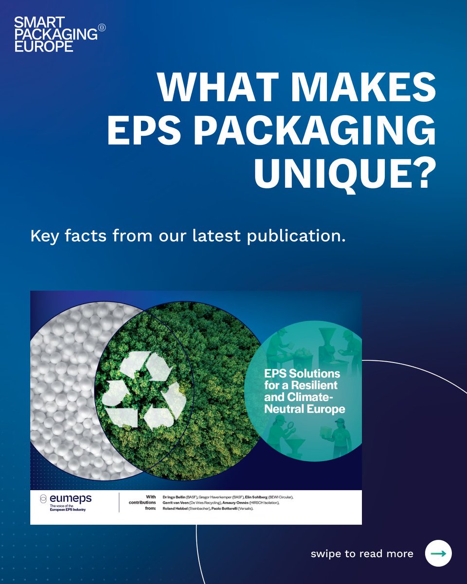 SmartPackEU's tweet photo. Why is EPS used for food, healthcare and protective packaging?
Because every application has different requirements.
Discover how EPS helps protect products across the supply chain in our latest publication.

📖 https://t.co/zOsHgv5yv4
#SmartPackaging #Packaging #EPS https://t.co/ecLKhlQ7Mc