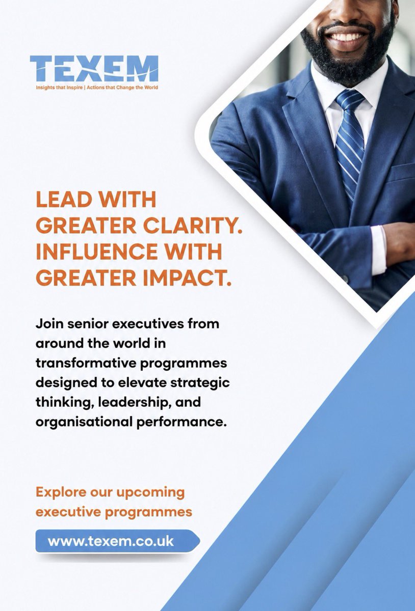 Texem_UK's tweet photo. Leadership today demands more than experience.

It demands the ability to connect strategy, governance, people and technology into measurable organisational value.

#ExecutiveLeadership #StrategicLeadership #TEXEM https://t.co/geIp7UHguQ