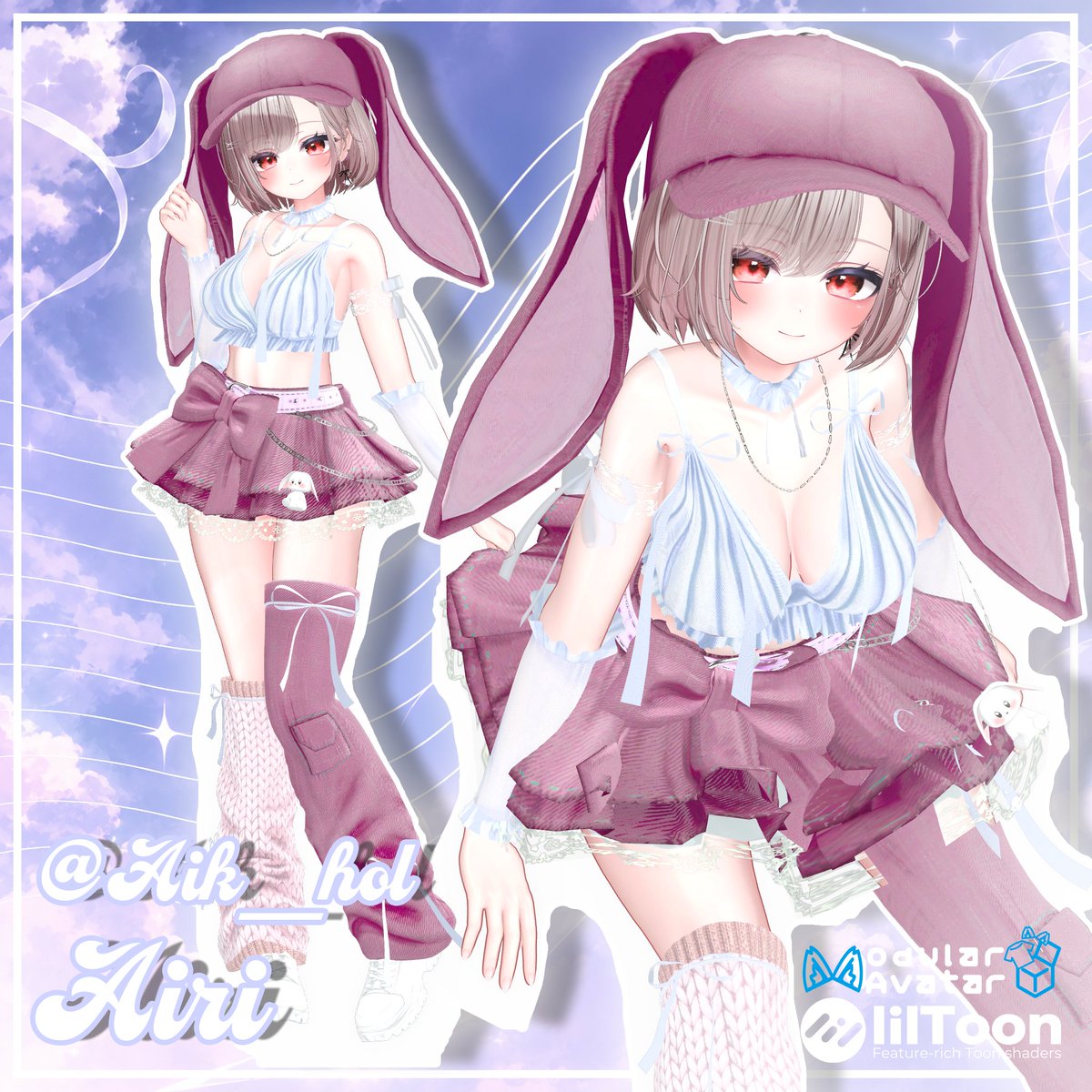 Amairo_Booth's tweet photo. 🐇✨OPEN SALE!! ✨🐇
✨ Lunelle✨

🔥 本日限定・衝撃セール！

🌙単品 1000 → 700 → 490 JPY 
🌙Full Set 3500 → 1300 → 790 JPY

⏰ 本日限定価格！ 
 ✨9/7までオープンセール

🎁 RT＆フォロー
❤️ ♡50ごとに当選者+1！

🔗:https://t.co/mpHaD53SjA

#VRC #VRCHat #amairo_Booth https://t.co/a3li6tzgrr