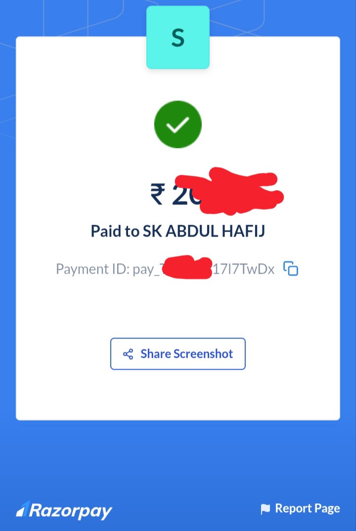 Neon_Boy_'s tweet photo. @abhijeet_dipke Done from My Side 👍👍

#Donate4Abdul https://t.co/650g9dTvoZ