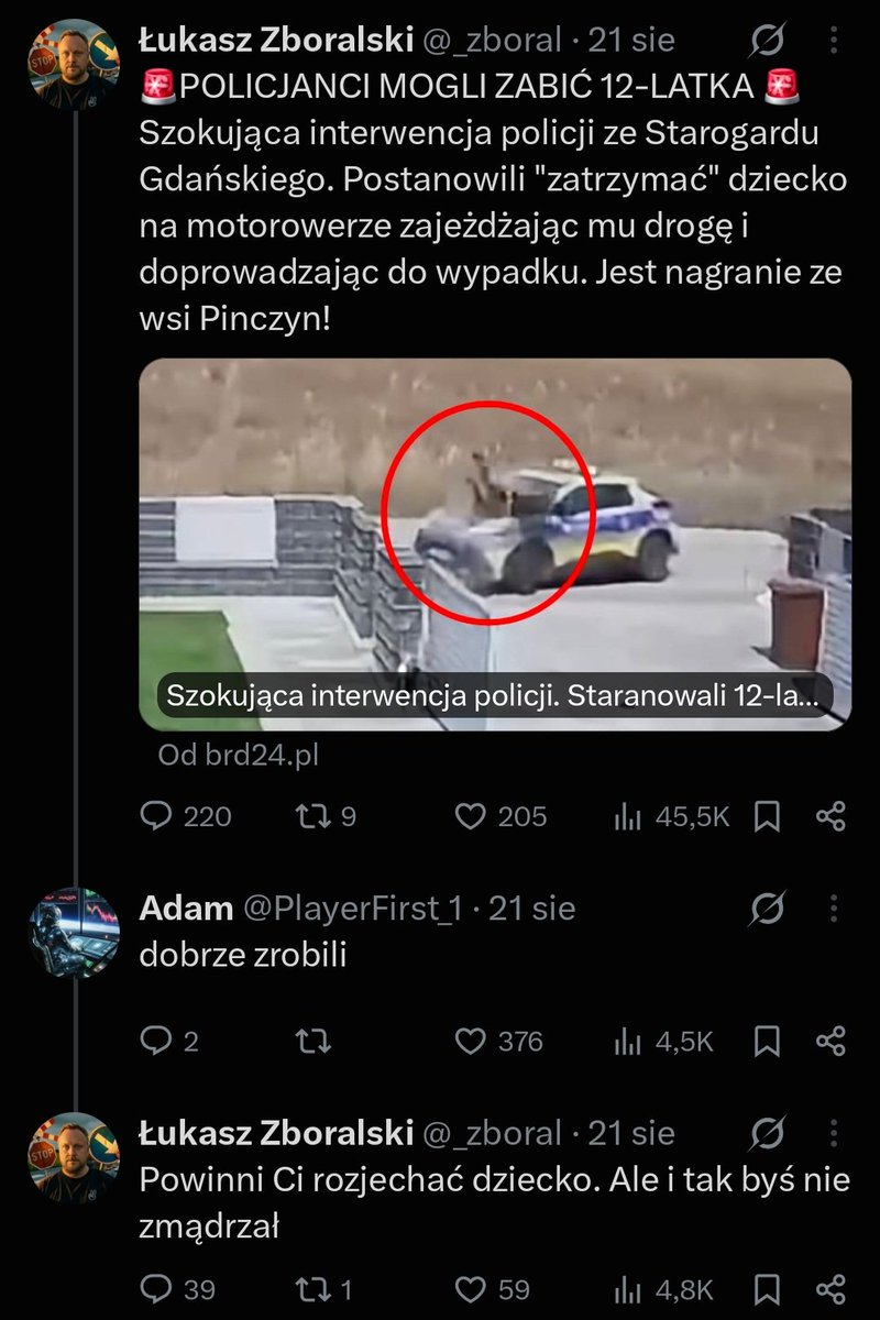 WeirdLecko's tweet photo. @_zboral Masz tu kurwa pełen kontekst, jakoś Cię to nie ratuje :) za takie komentarze to powinni Cię wyjebać z kanału zero, a najlepiej ze wszystkich mediów :) https://t.co/BBJvDSnBrR