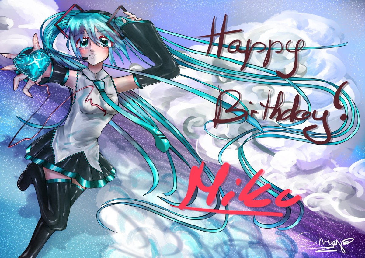 shrimp_art3's tweet photo. Happy Birthday!#初音ミク誕生祭2026 https://t.co/Be6xo3qQst