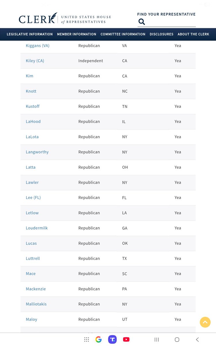 rinker_douglas's tweet photo. Each name of the U.S. "representativess" who committed Treason to combine U.S. Military with the Genocidal Isreali Military. https://t.co/9EBnhAer2L