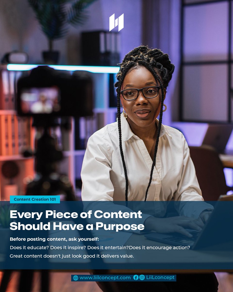 LIIL_Concept's tweet photo. In digital marketing and strategy, purpose is everything. 

When every post has a clear intent, building a strong brand connection becomes second nature.
How do you ensure your content stays aligned with your goals?
#LIILConcept #Branding #PR #Content https://t.co/BCK1C58Mkn