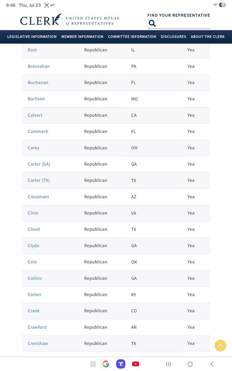 rinker_douglas's tweet photo. Each name of the U.S "representatives" who committed Treason to combine the U.S. Military with the Genocidal Isreali Military. https://t.co/lRnvTxrVu8