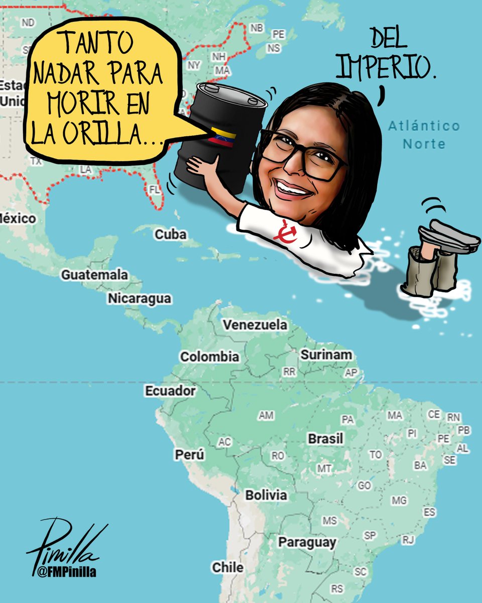 FMPinilla's tweet photo. Tanto nadar para morir en la orilla... Del imperio.
•
Caricatura para @DiarioLAmericas 
•
#caricatura #cartoon #venezuela🇻🇪 #venezolanos #noticias https://t.co/an12oY7n9o