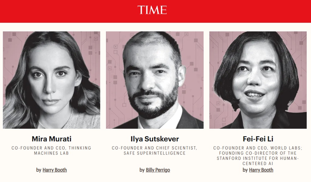 OculusNewsIta's tweet photo. TIME inserisce Mira Murati tra i 100 leader più influenti al mondo: “Vuole dare alle persone la possibilità di scegliere" https://t.co/reVCiu3miZ https://t.co/hsSlEsW4Yk