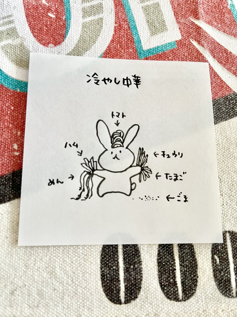 86ki0217's tweet photo. 冷やし中華 https://t.co/byhlSavplc