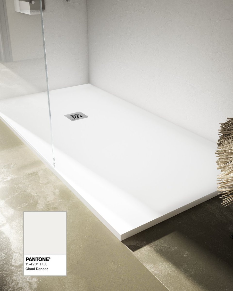 TorviscoGroup's tweet photo. 🤍 ¿Cómo se traduce Cloud Dancer en un baño real?

Madera clara, blancos suaves, detalles en piedra, oro… Su versatilidad permite crear ambientes muy distintos sin perder luminosidad ni sensación de calma.

Aquí van algunas ideas para llevar la tendencia al baño 👇 https://t.co/o50szPejij