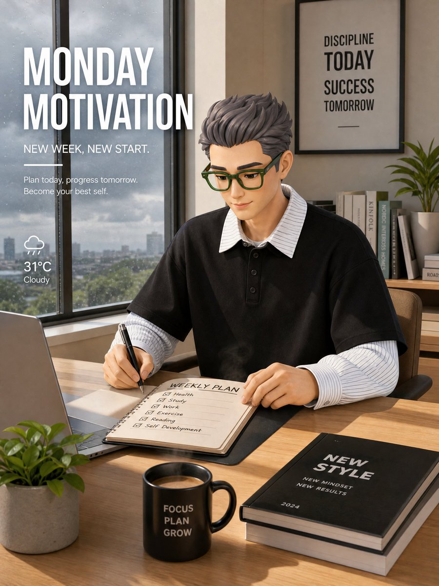 larrylai999's tweet photo. New week, new start. 🖋️☕️ It's August 31, the last day of the month. Perfect time to sit down and plan for the new goals. No matter how last week went, Monday is a fresh beginning. Let's make this week count! ✨🇹🇼

#MondayMotivation #NewWeek #PlanAhead #SimpleLife #DailyRoutine https://t.co/c05iINHbuO