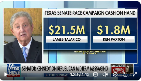 TaraServatius's tweet photo. TRANSLATION: The UniParty Republican leadership is starving Texas US Senate candidate Ken Paxton of cash because he is a conservative.

Once you understand that they'd rather have Democrat Talafreako win than have a conservative in the US Senate, it all makes sense. 

The problem is that Texas is the most critical Senate race in the country. 

Paxton began the race AHEAD in the critical Texas race, but after Democrats spending $31 million while the National Republican Senate Committee starved him for cash, Paxton is down by over 3 points.

The Senate Leadership Fund (SLF) has approximately $239 million in cash on hand according to its mid-2026 Federal Election Commission (FEC) filings, and it has spent $0 directly to support Ken Paxton.

Sen. Tim Scott's National Republican Senatorial Committee says they won't fund him, either.

The excuse? After starving Paxton of cash, he's down in the polls. Now they're saying he's a bad candidate because Paxton is down 3 points, and using it as a justification to starve him of more cash.

Meanwhile, Michael Whatley, who has zero chance of winning in North Carolina against popular Democrat Governor Roy Cooper, is down 8 POINTS after the SLF Republicans blew $17 million and plans to blow $50 million more. Scott's NSRC is also blowing money on ads for Whatley. Again, tens of millions in, Whatley is sinking in the polls.

Why spend on Whatley? He's a liberal Republican who isn't even that popular among REPUBLICANS in NC.

GOP leadership is now pointing at Trump to bridge the gap with his MAGA, Inc. PAC, and Trump did just hold a fundraiser for Paxton, but won't committ to spending money so far. Trump has also been largely at war with conservatives lately, spending money to defeat Republican Ralph Norman in a REPUBLICAN primary in South Carolina. 

That $1.6 million blown in the SC GOP primary to punish Ralph Norman really could have helped Paxton.

Republicans have to get smarter, or we will hand the Senate and the House to Democrats by default.