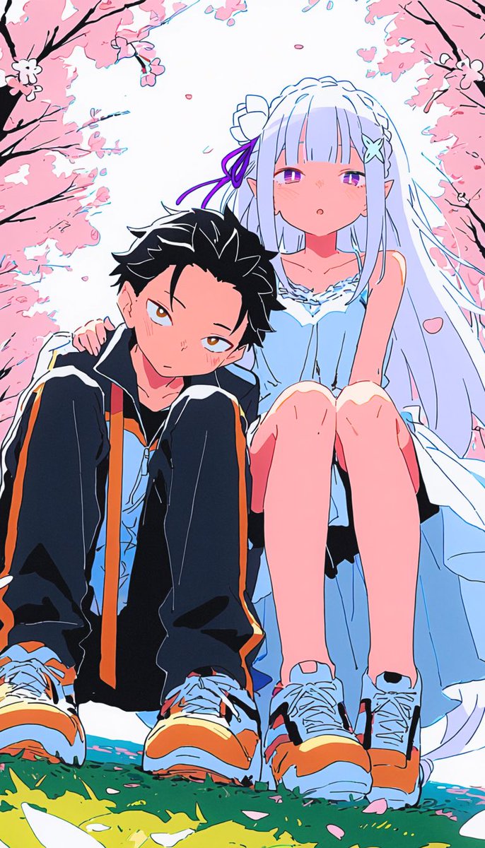Asuka2007mm's tweet photo. リゼロでペアで描かれるキャラのランキングは
一位:レム✖︎ラム
二位:レム✖︎スバル
三位:エミリア✖︎スバル
四位:レム✖︎エミリア

百合かと思ったらスバル強い https://t.co/OdDihkDAfw